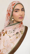 Digital Autumn Printed Stole – Soft China Georgette